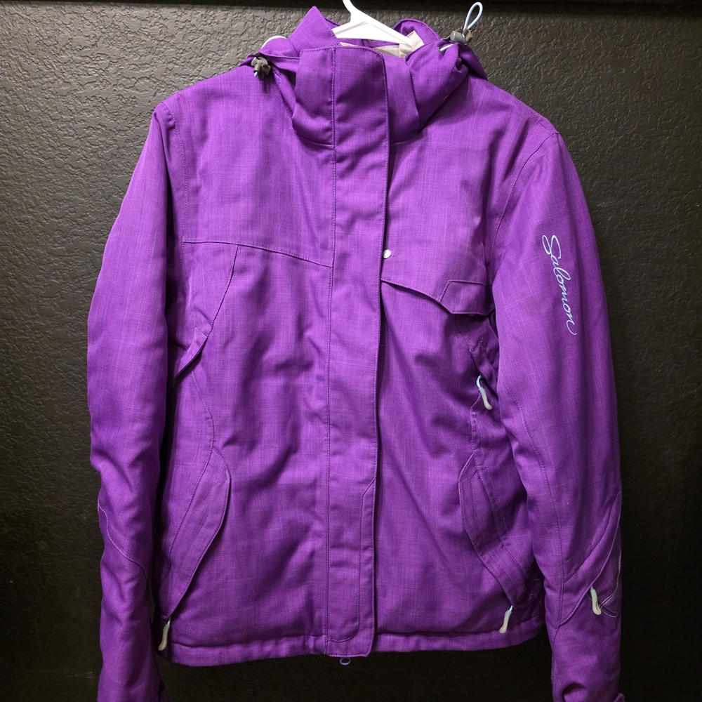 Salomon Purple Ski Jacket